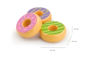 VIGA Drewniane Pączki Donaty 6 szt