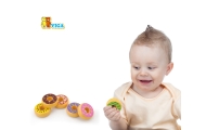 VIGA Drewniane Pączki Donaty 6 szt