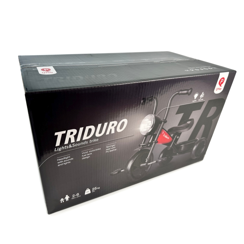 Triratis Qplay Triduro, Red-Judėjimui, Triratukai vaikams-e-vaikas