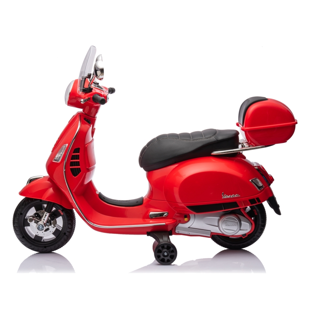 Elektrinis motoroleris Vespa GTS Super, Red-Elektromobiliai vaikams, Motociklai-e-vaikas