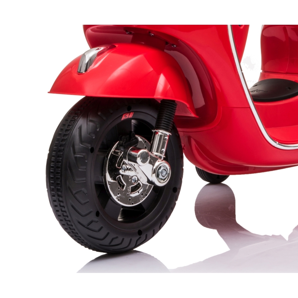 Elektrinis motoroleris Vespa GTS Super, Red-Elektromobiliai vaikams, Motociklai-e-vaikas