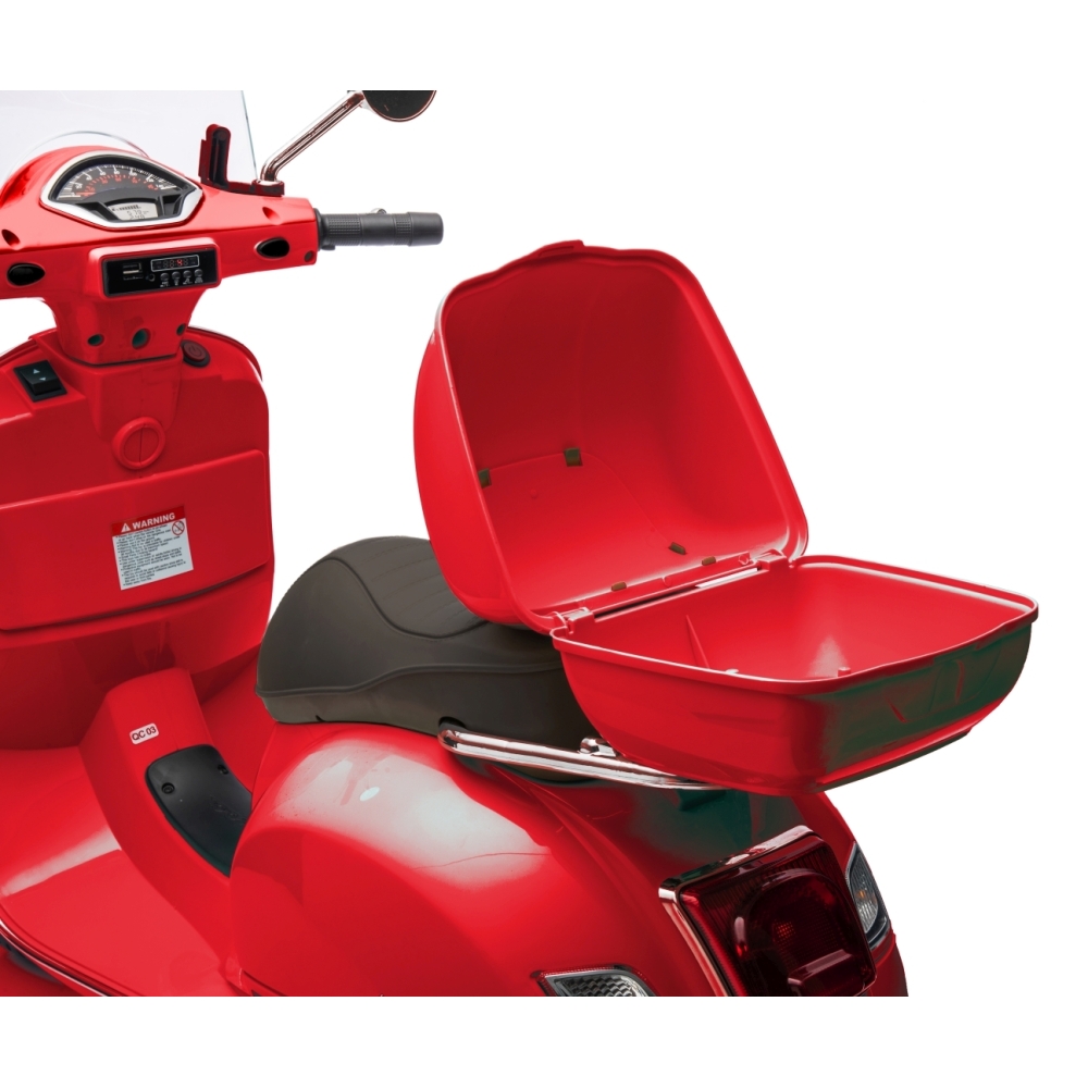 Elektrinis motoroleris Vespa GTS Super, Red-Elektromobiliai vaikams, Motociklai-e-vaikas