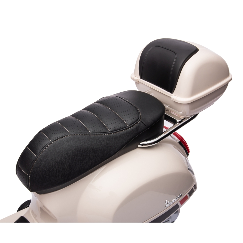 Elektrinis motoroleris Vespa GTS Super, White-Elektromobiliai vaikams, Motociklai-e-vaikas