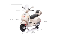 Pojazd na akumulator Vespa GTS Super White