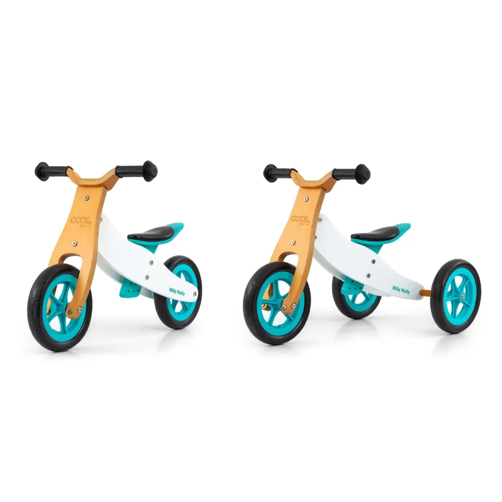 "2-in-1" transporto priemonė Cool Classic Mint-Judėjimui, Balansiniai dviratukai-e-vaikas
