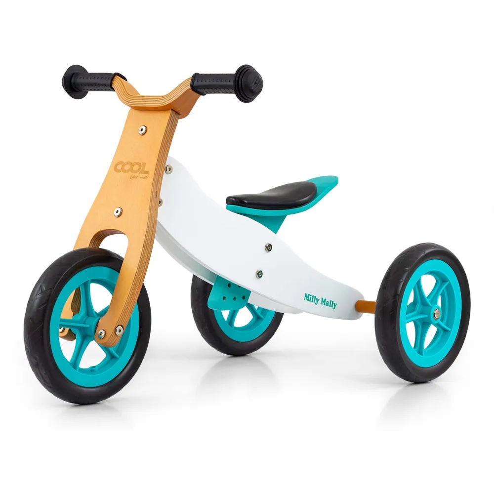 "2-in-1" transporto priemonė Cool Classic Mint-Judėjimui, Balansiniai dviratukai-e-vaikas