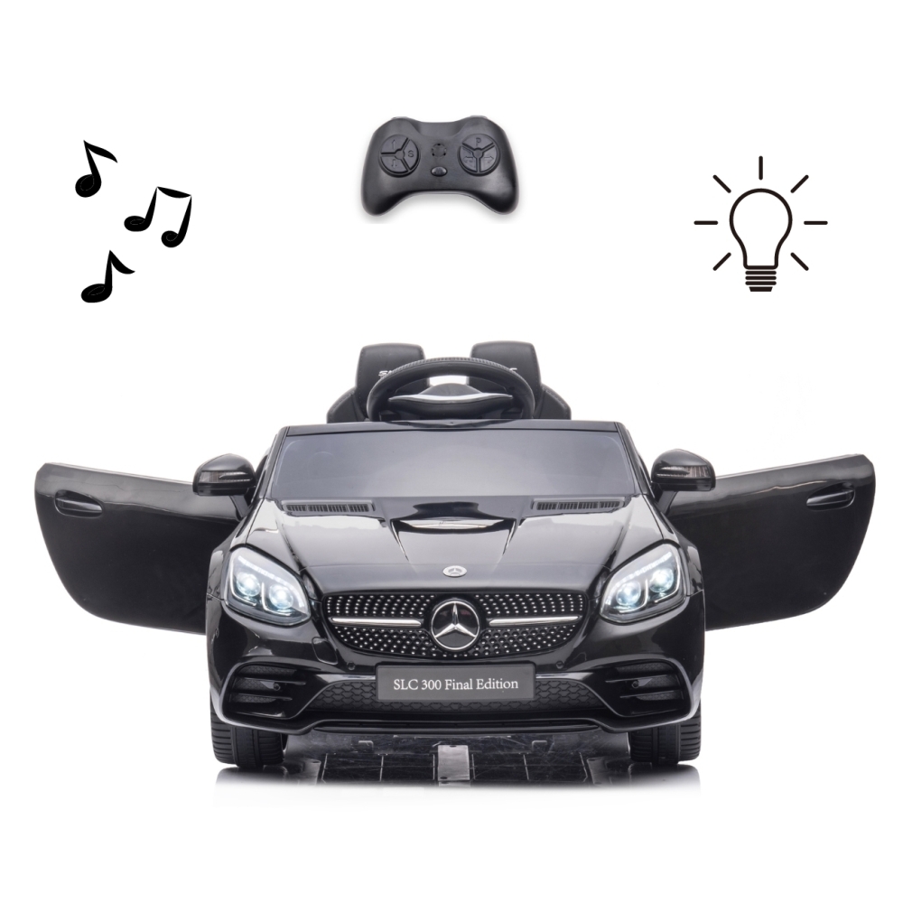 Elektromobilis Mercedes-Benz SLC, Black-Elektromobiliai vaikams, Mašinos-e-vaikas