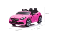 Pojazd na akumulator Mercedes-Benz SLC Pink