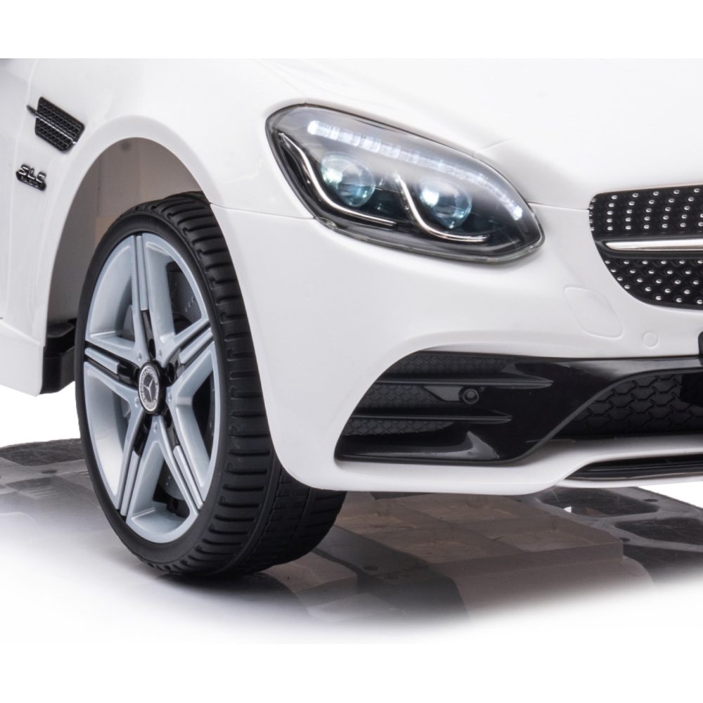 Elektromobilis Mercedes-Benz SLC, White-Elektromobiliai vaikams, Mašinos-e-vaikas