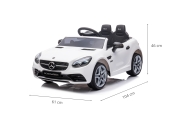 Elektromobilis Mercedes-Benz SLC, White-Elektromobiliai vaikams, Mašinos-e-vaikas