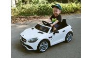 Elektromobilis Mercedes-Benz SLC, White-Elektromobiliai vaikams, Mašinos-e-vaikas