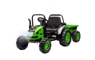 Pojazd na akumulator Traktor z przyczepą Farmer Green