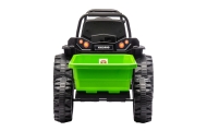 Pojazd na akumulator Traktor z przyczepą Farmer Green