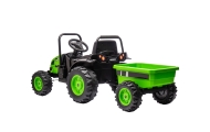 Pojazd na akumulator Traktor z przyczepą Farmer Green