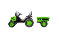 Pojazd na akumulator Traktor z przyczepą Farmer Green