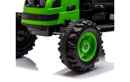 Pojazd na akumulator Traktor z przyczepą Farmer Green