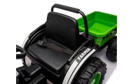 Pojazd na akumulator Traktor z przyczepą Farmer Green