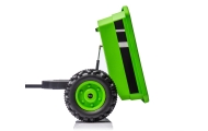 Pojazd na akumulator Traktor z przyczepą Farmer Green