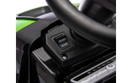 Pojazd na akumulator Traktor z przyczepą Farmer Green