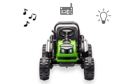 Pojazd na akumulator Traktor z przyczepą Farmer Green