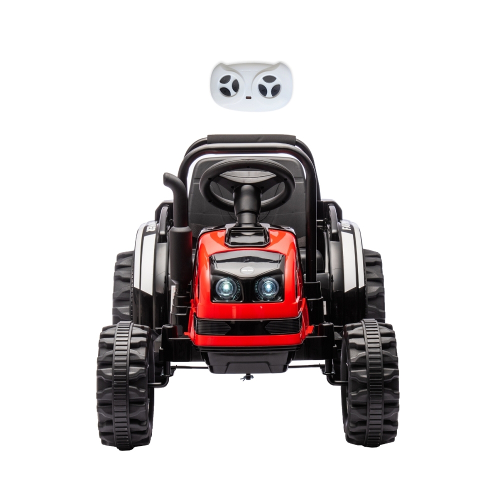 Pojazd na akumulator Traktor z przyczepą Farmer Red