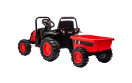 Pojazd na akumulator Traktor z przyczepą Farmer Red