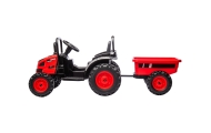 Pojazd na akumulator Traktor z przyczepą Farmer Red