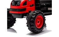 Pojazd na akumulator Traktor z przyczepą Farmer Red
