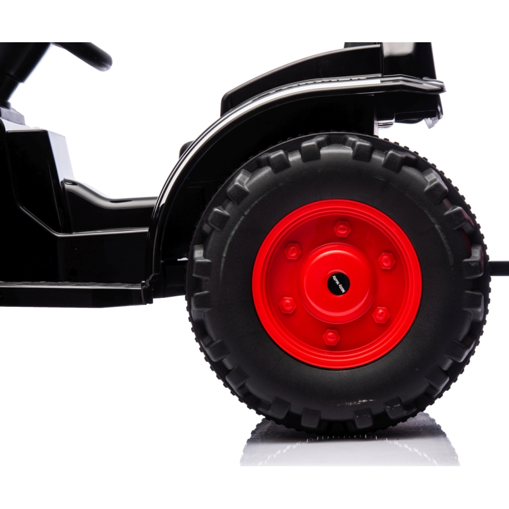 Pojazd na akumulator Traktor z przyczepą Farmer Red