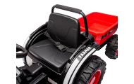 Pojazd na akumulator Traktor z przyczepą Farmer Red