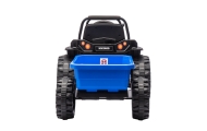 Pojazd na akumulator Traktor z przyczepą Farmer Blue