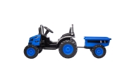 Pojazd na akumulator Traktor z przyczepą Farmer Blue
