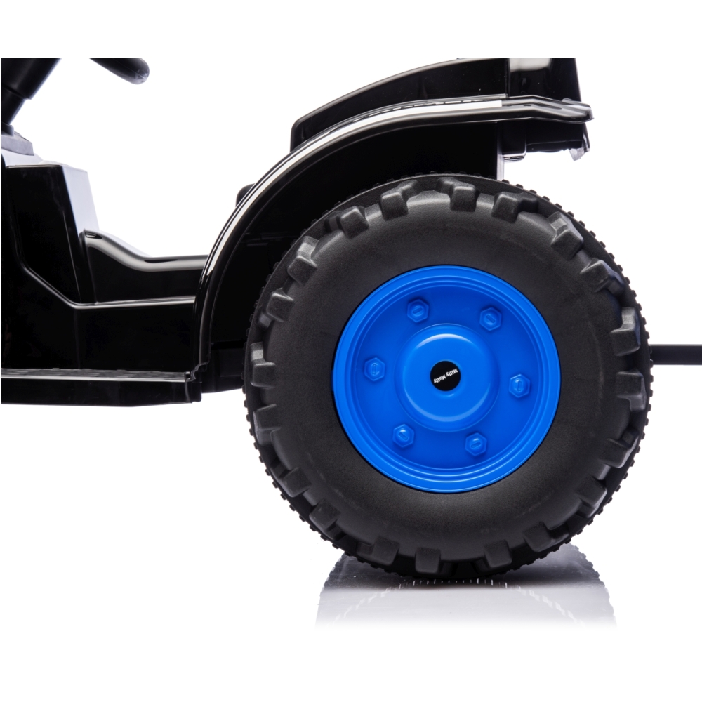 Pojazd na akumulator Traktor z przyczepą Farmer Blue