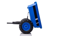 Pojazd na akumulator Traktor z przyczepą Farmer Blue