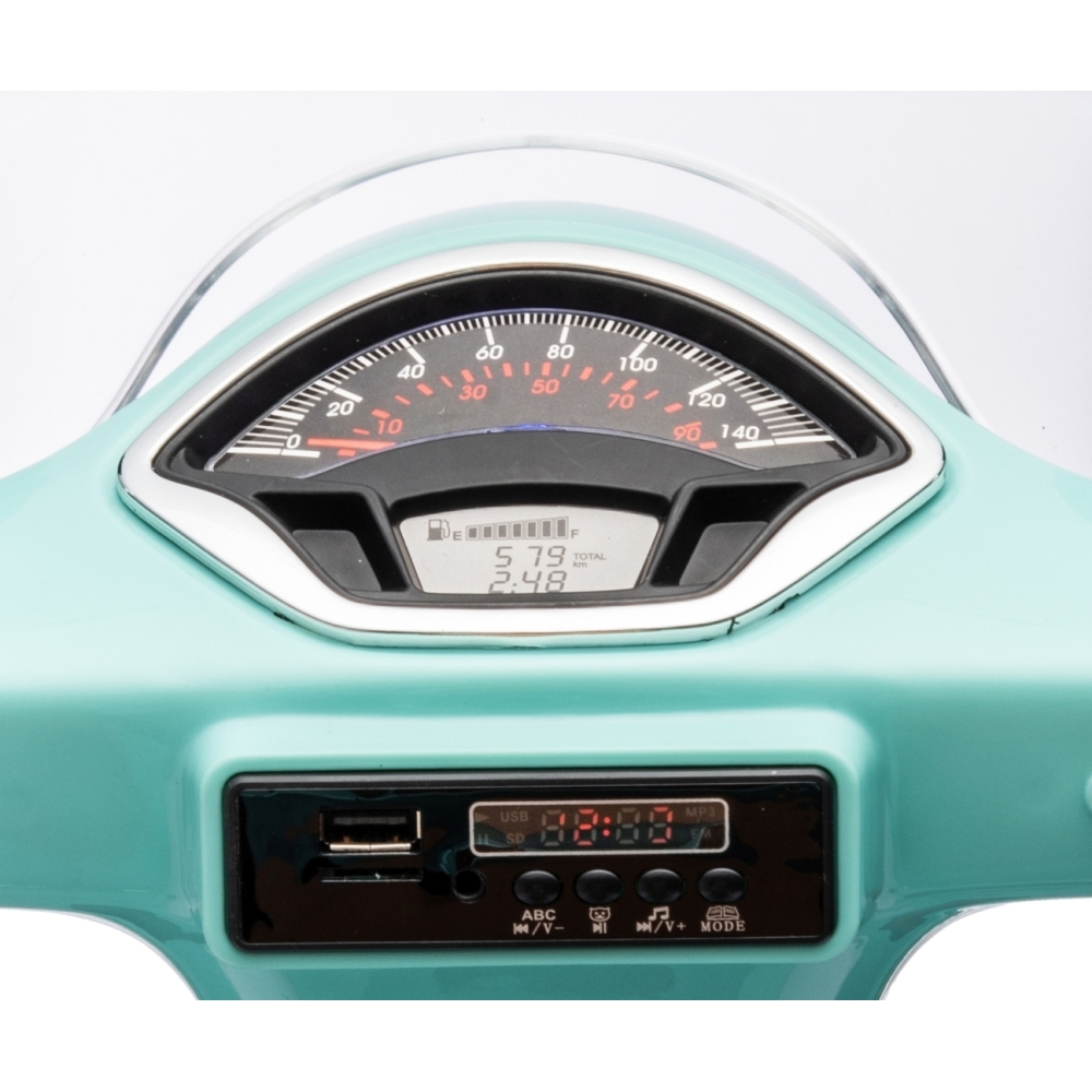 Elektrinis motoroleris Vespa GTS Super, Mint-Elektromobiliai vaikams, Motociklai-e-vaikas
