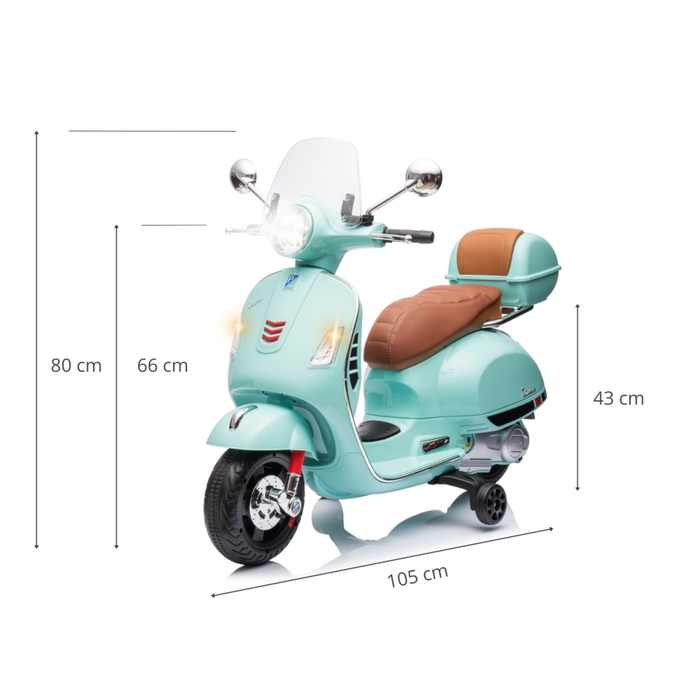 Elektrinis motoroleris Vespa GTS Super, Mint-Elektromobiliai vaikams, Motociklai-e-vaikas