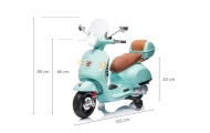 Elektrinis motoroleris Vespa GTS Super, Mint-Elektromobiliai vaikams, Motociklai-e-vaikas