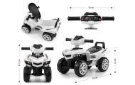 Paspiriamas keturratis Monster, Baltas-Judėjimui, Paspiriamosios mašinėlės ir jų priedai, Paspiriamos mašinėlės-e-vaikas