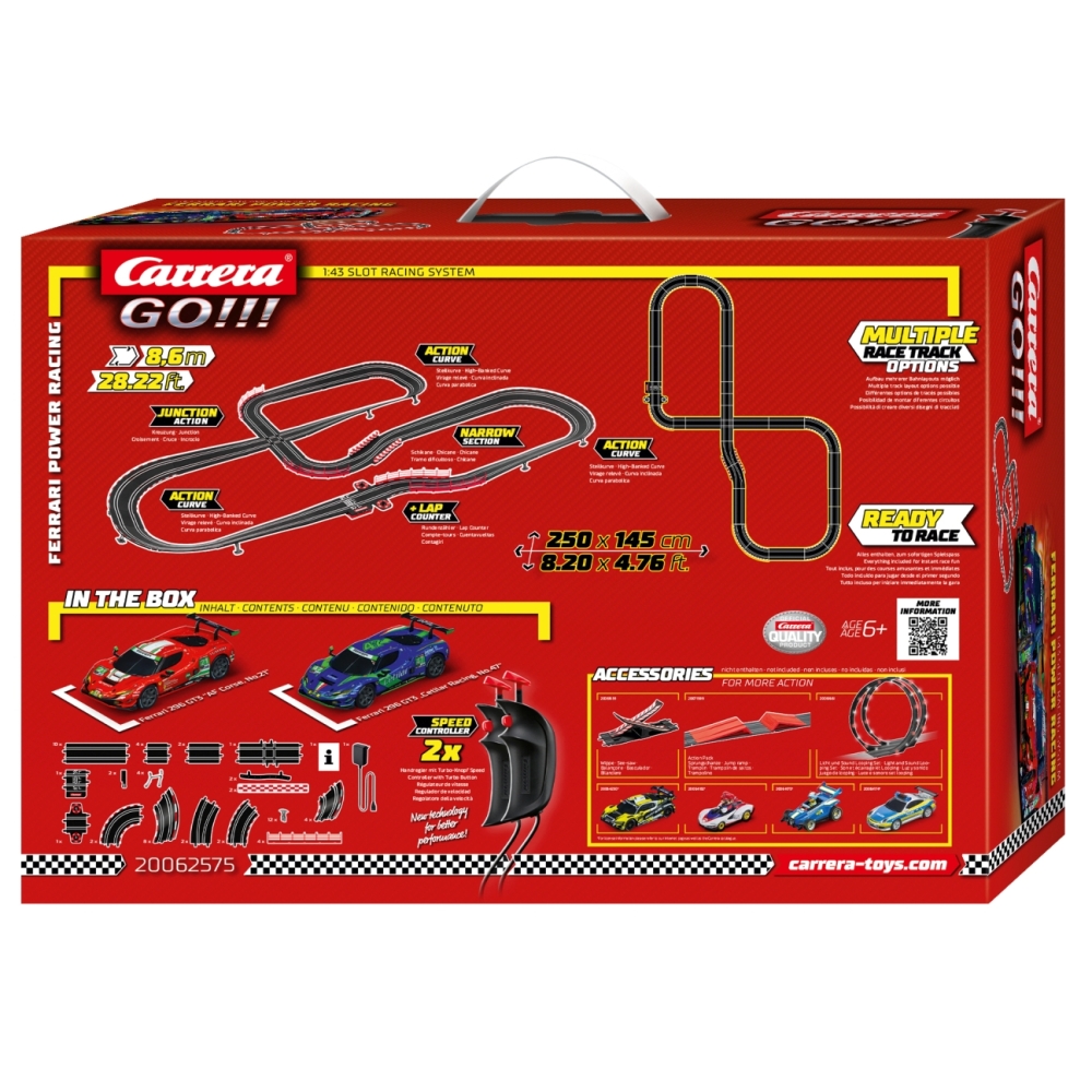 Trasa Carrera Go 20062575 Ferrari Power Racing 8,6 m