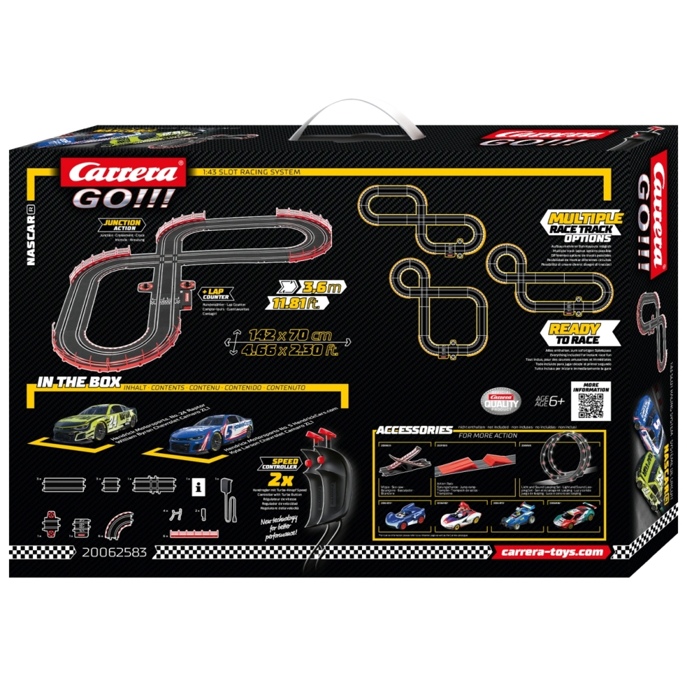 Trasa Carrera Go 20062583 NASCAR Watkins Glen Duel 3,6 m