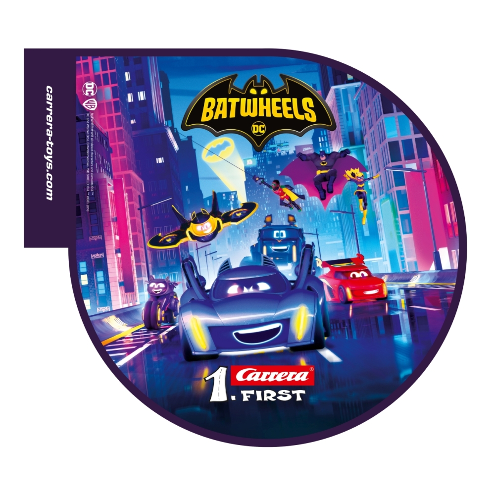 Carrera First 20063047 Batwheels Time for Action 2,4m