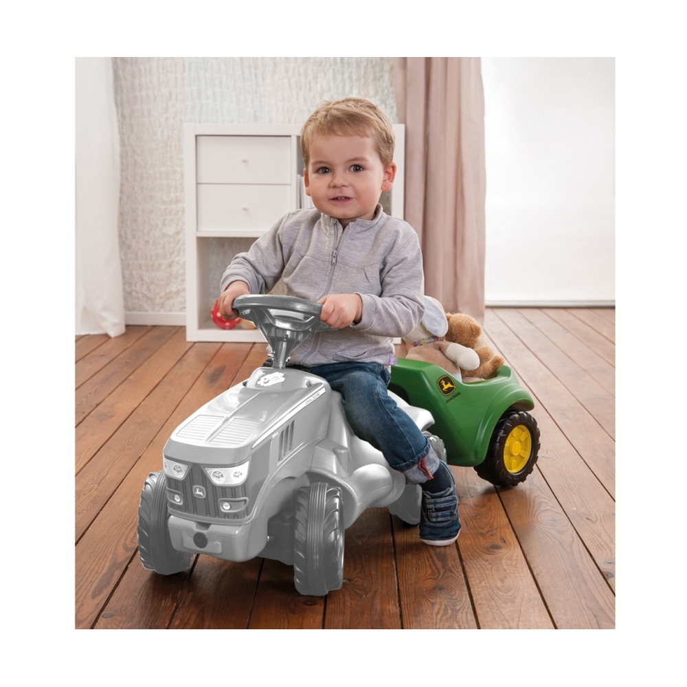 Rolly Toys 122028 John Deere Rolly MiniTrac priekaba-Judėjimui, Minami traktoriai ir jų priedai-e-vaikas