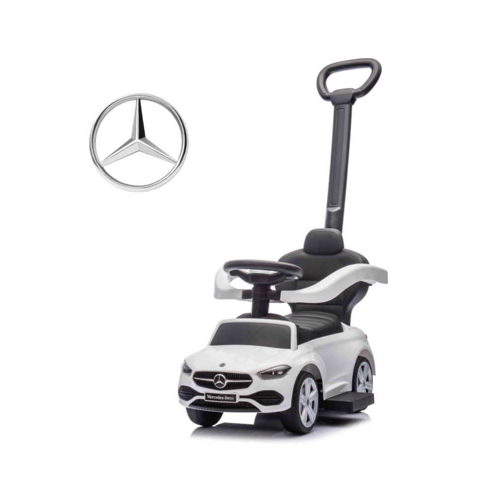 MERCEDES C-Class paspiriama mašinėlė su rankena White-Judėjimui, Paspiriamosios mašinėlės ir jų priedai, Paspiriamos mašinėlės-e