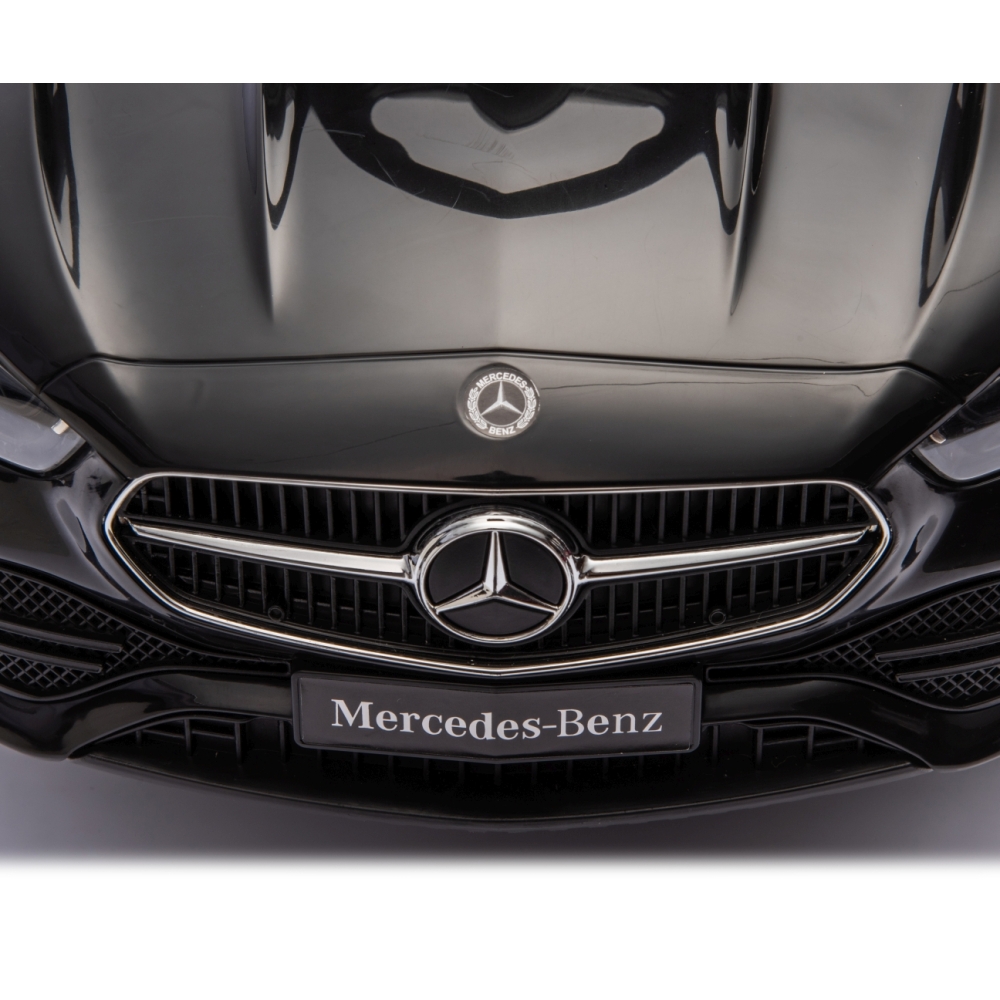 Paspiriama mašinėlė MERCEDES C-Class, juoda-Judėjimui, Paspiriamosios mašinėlės ir jų priedai, Paspiriamos mašinėlės-e-vaikas