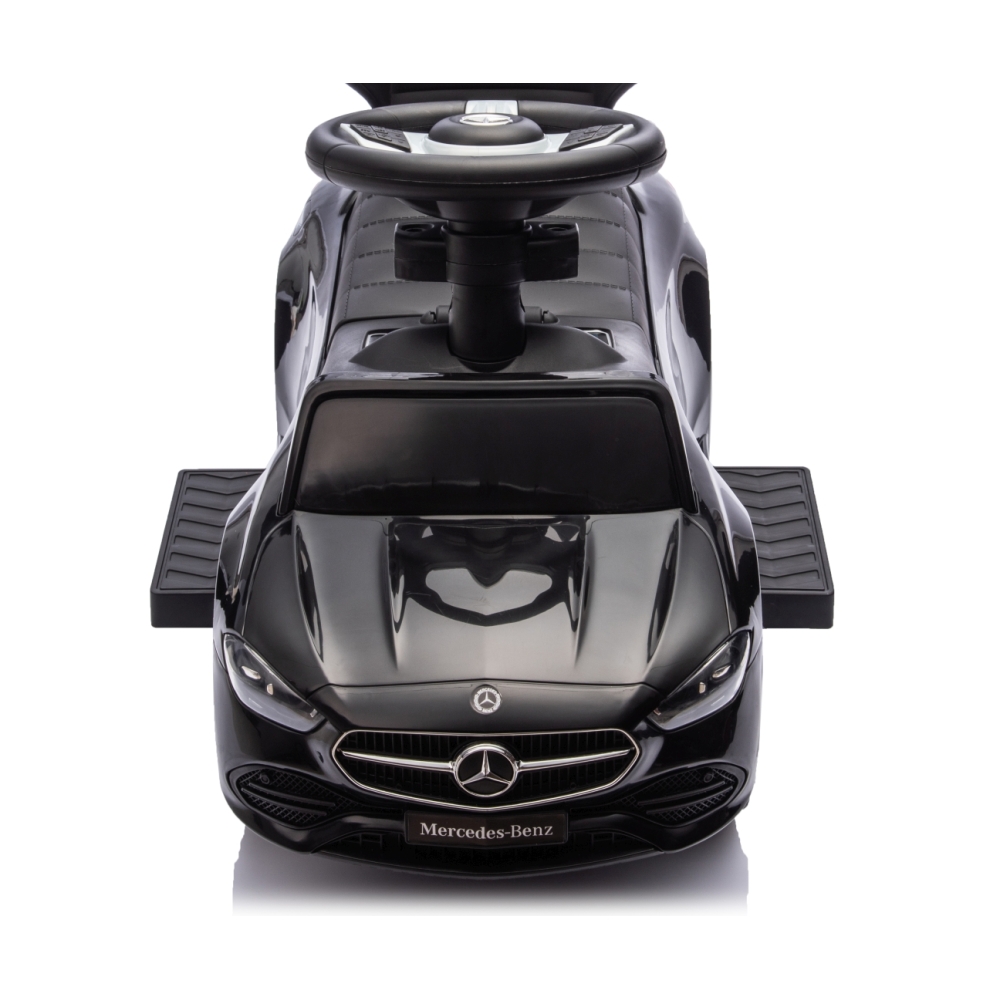 Paspiriama mašinėlė MERCEDES C-Class, juoda-Judėjimui, Paspiriamosios mašinėlės ir jų priedai, Paspiriamos mašinėlės-e-vaikas