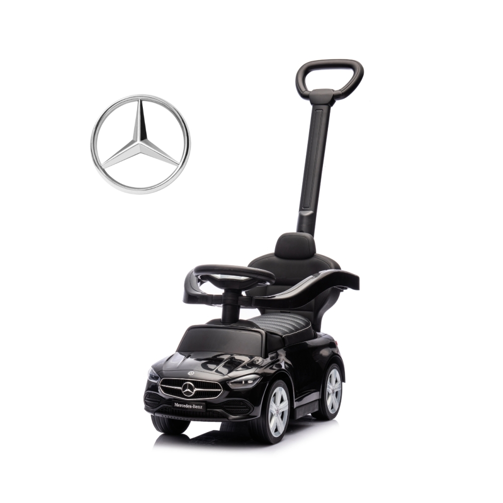 Paspiriama mašinėlė MERCEDES C-Class Deluxe, Black-Judėjimui, Paspiriamosios mašinėlės ir jų priedai, Paspiriamos mašinėlės-e-va