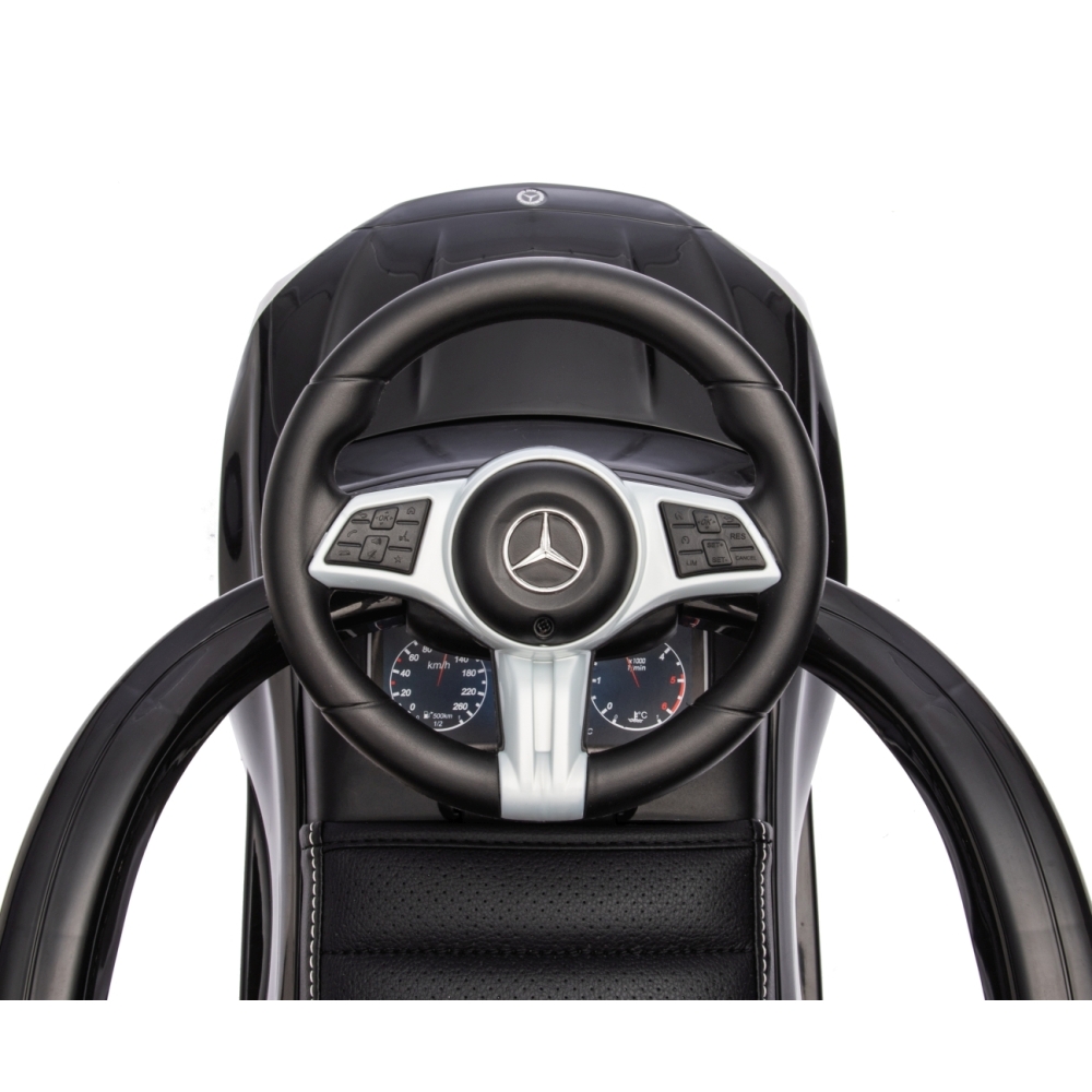Paspiriama mašinėlė MERCEDES C-Class Deluxe, Black-Judėjimui, Paspiriamosios mašinėlės ir jų priedai, Paspiriamos mašinėlės-e-va