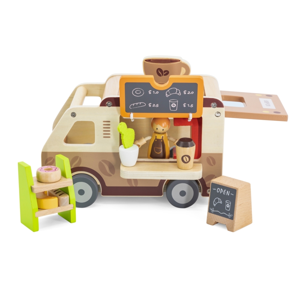 VIGA Food truck Drewniane Auto Kawiarnia Cukiernia					