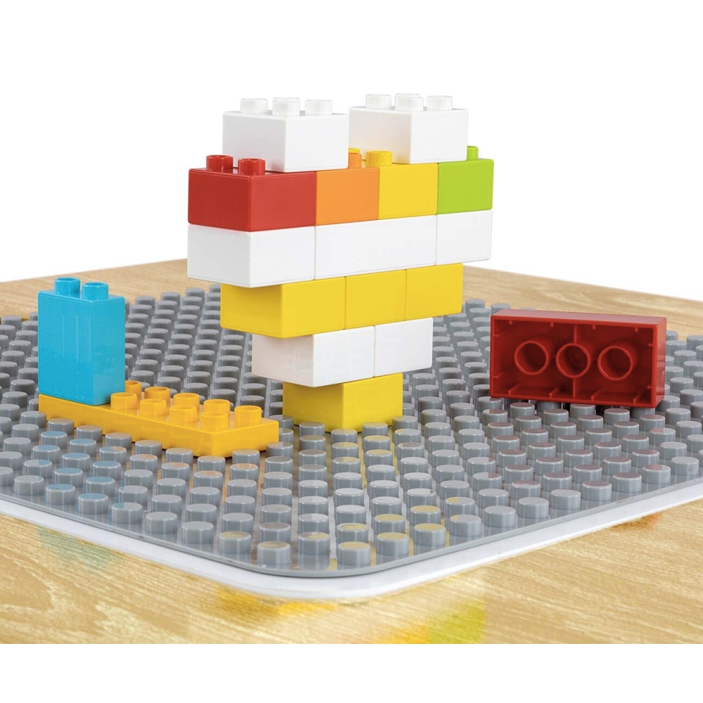 Zestaw mebli Olaf Blocks - Stolik i dwa krzesełka White