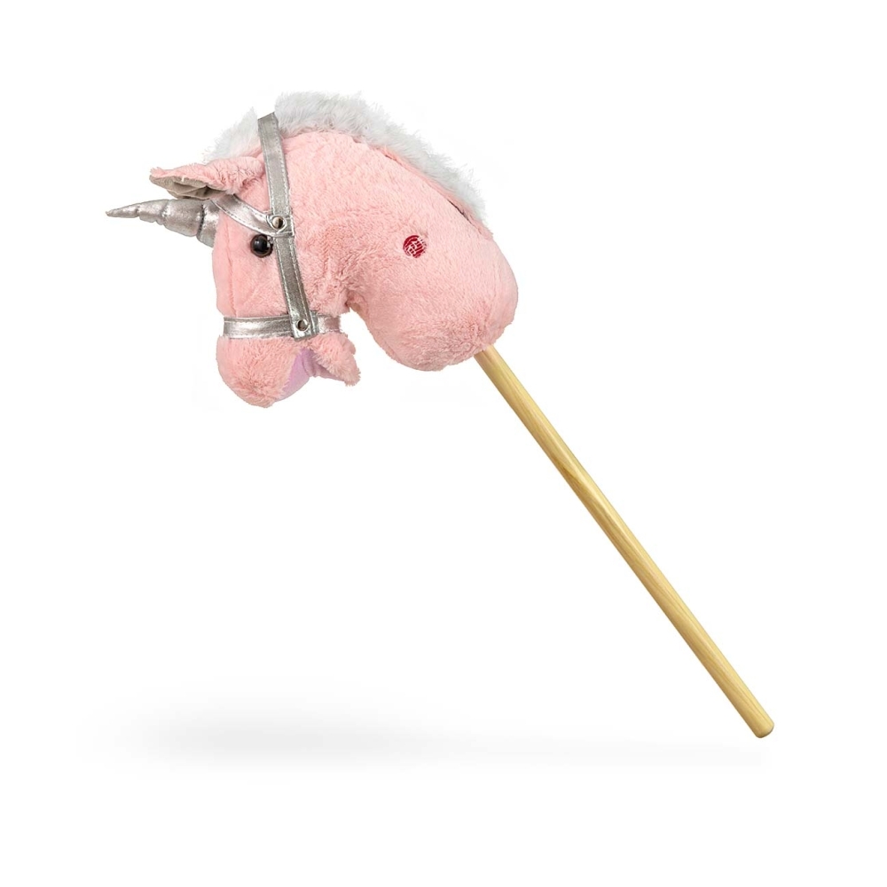 "Hobby Stick Horse" ryškiai rožinis